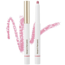 Heart Percent Dote On Mood Lip Pencil, langanhaltender cremiger Lippenstift, glatter Farbliner, einziehbarer Lippenstiftstift, 0,8 g, Nr. 14. Calm Pin