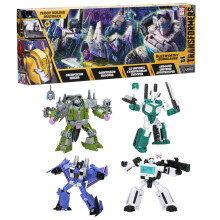 Pack de 4 figurines Transformers Buzzworthy Bumblebee Troop Builder Multipack D   cep