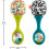 Fisher-Price Fisher-Price Μαράκες Rattle n Rock, 2 Μαλακά Μουσικά Όργανα για Βρέφη 3+ μηνών, Ουδέτερα Χρώματα 3