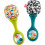 Fisher-Price Fisher-Price Μαράκες Rattle n Rock, 2 Μαλακά Μουσικά Όργανα για Βρέφη 3+ μηνών, Ουδέτερα Χρώματα 4