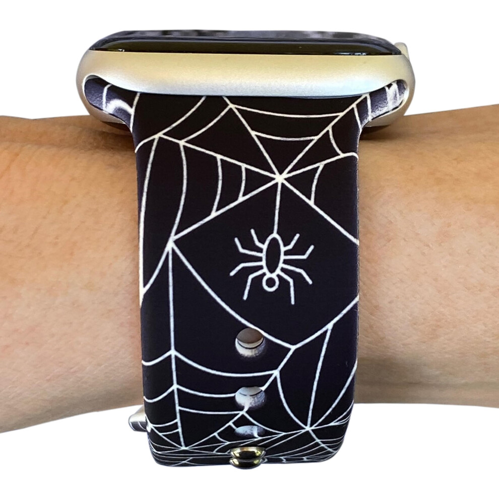 Foxibands Halloween Spider Web- Compatible With Apple Watch Bands 45Mm 44Mm 42Mm 41Mm 40Mm 38Mm Silicone Band Replacement For Iwatch Series Not,Specified 850049486651