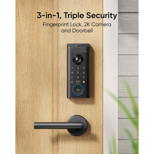 eufy Security Video Smart Lock E330  3-in-1 Camera+Doorbell+Fingerprin 2