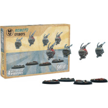 Modiphius Entertainment: Fallout: Wasteland Warfare - Robots: Eyebots - 4 Figuras 32mm Resina n o pintada RPG miniaturas nuka world tabletop