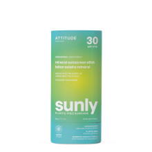 ATTITUDE Mineral Sunscreen Stick with Zinc Oxide  SPF 30  EWG Verified