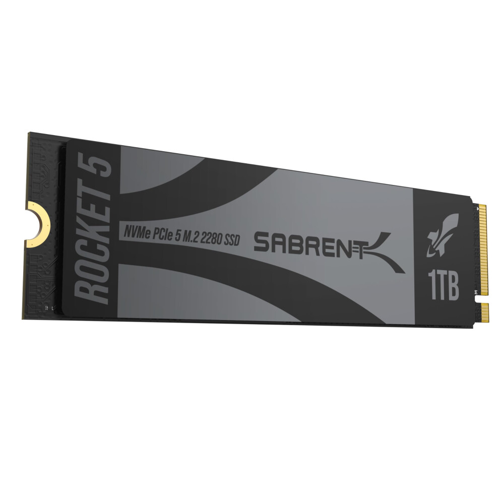 Sabrent Rocket 5 1Tb Advanced Performance Internal M.2 Pcie Gen 5 14Gb/S X4 Nvme Ssd (Sb-Rkt5-1Tb) 840025259386