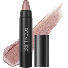 FOCALLURE Ultra Chic Metallic Lipstick Rich Vitamin E Lip Crayon Lightweight Shinning Color without Drying or Fading Long Lasting Lips Makeu