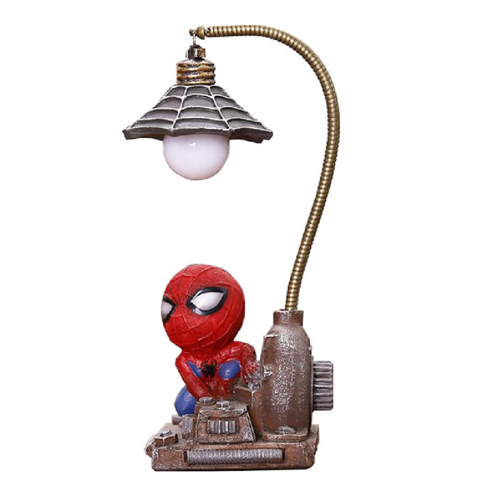 3D SpiderMan Night Light Table LED Lamp Children Kids Table Bedside Night Light