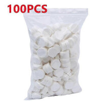 (100PCS, One size) 500pc/100pcs Magic Soft Cotton Disposable Compressed Towel Wipes Tablet Travel Tissue