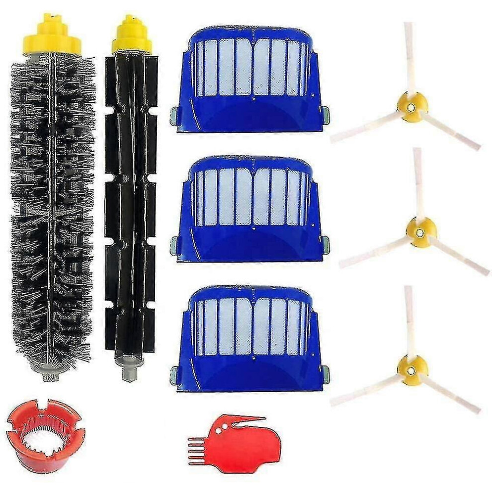 (As Show, One Size) Refill Kit For Roomba 600 605 615 616 620 621 630 635 650 652 660 665 680 690 695 Series. Pack Of 10 5062994728686