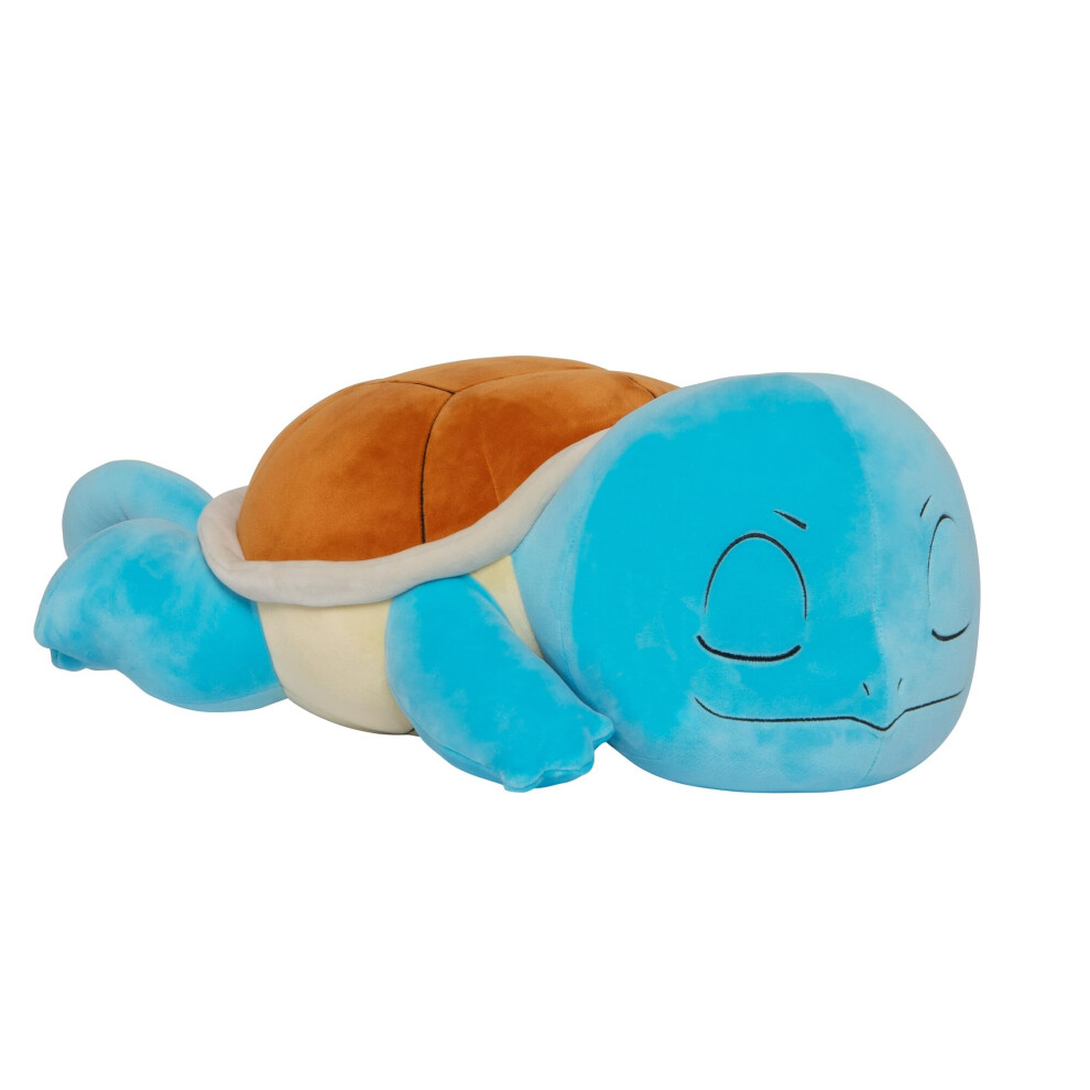 Pokemon Squirtle Sleeping Plush - Peluche Di Alta Qualità, 45,7 Cm-image