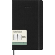 Moleskine Classic 12 Month 2025 Weekly Horizontal Planner Hard Cover