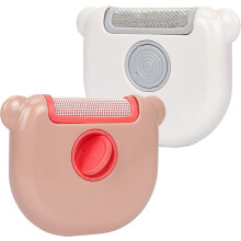 (As show, One size) LINJOU 3 In 1 Pet Hair Remover, for Removing Clothes Lint/ Dog Hair/ Cat Hair, Gray+Pink (2 Pack)