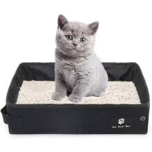 (As show, One size) The Cat Litter Tray Is Made Of Oxford Cloth, Easy To Clean Cat Litter, Foldable Cat Litter, Portable Cat Litter Tray