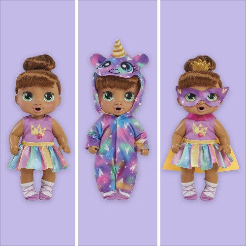 Baby Alive Baby Alive Super BFF Σοφία Ροζ Φόρεμα Κούκλα 11 ιντσών, Παιχνίδια για 3 χρονών και άνω 1