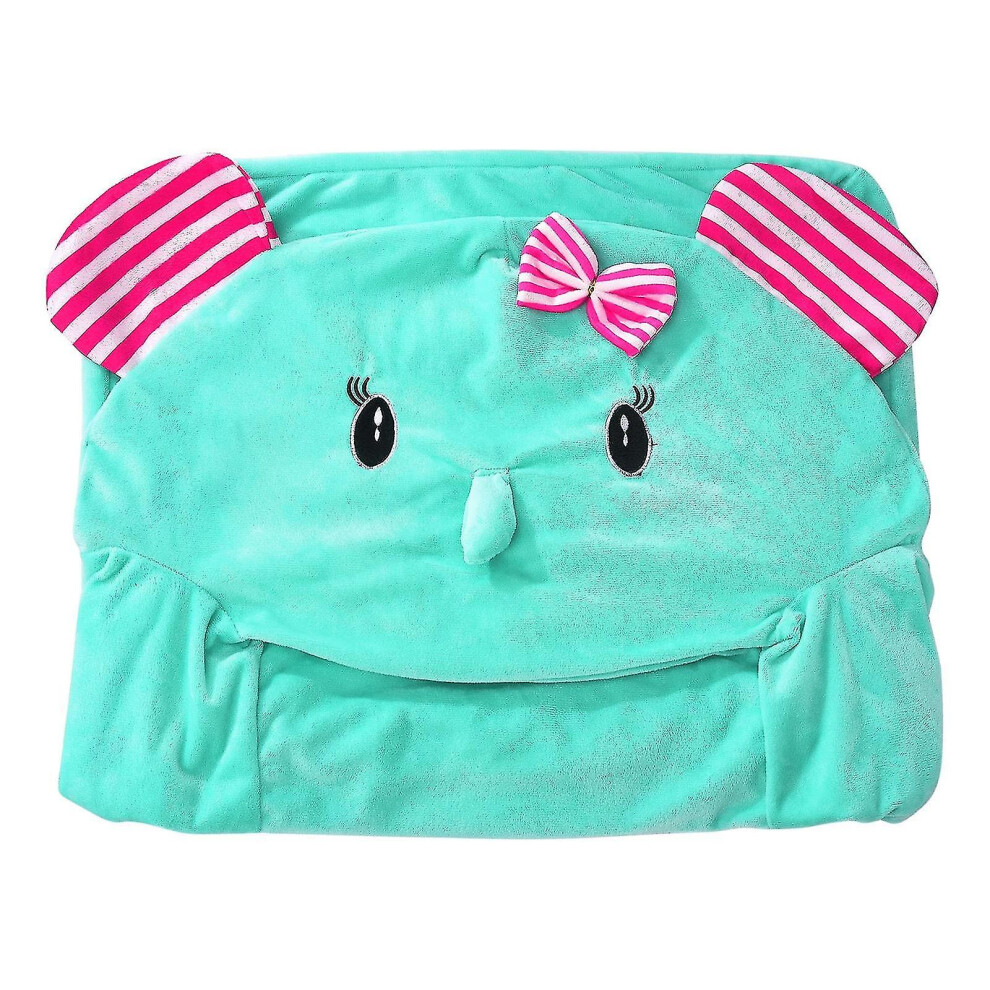 (A, Blue) 2 In 1 Plush Foldable Kids Sofa Backrest Armchair Foldable Children Sofa Cute Without Liner Filler-image-OPC-PG9YB9K-NEW