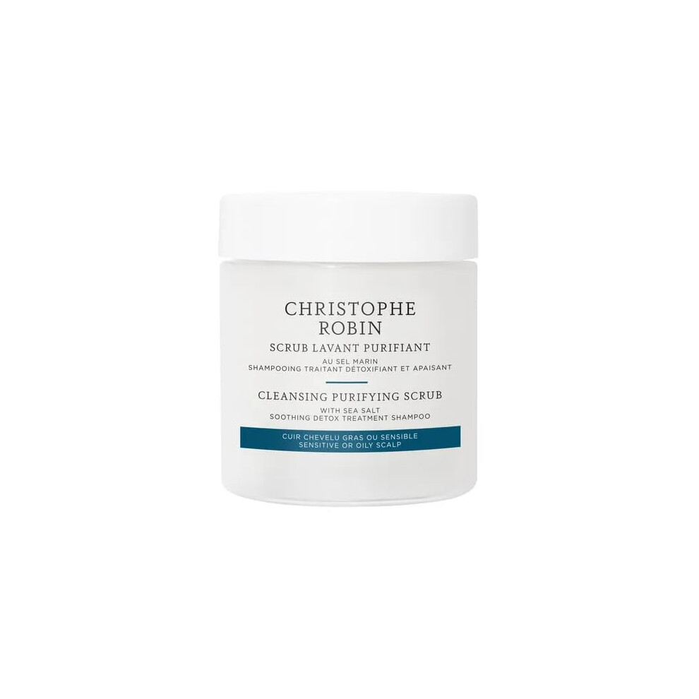 Christophe Robin Purifying Scrub Deep Cleansing Scrub With Sea Salt 75 Ml - Image 4