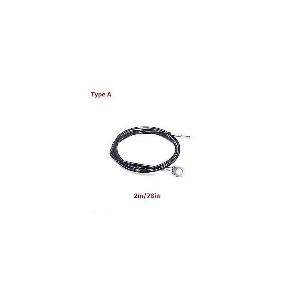 (TypeA-2M, One size) 2m-5m Gym Cable Wire Rope Heavy Duty Steel Replacement Parts For Home Gym Fitness Cable Pulley Accessories Dia 5mm-image-OPC-PG9YC9H-NEW