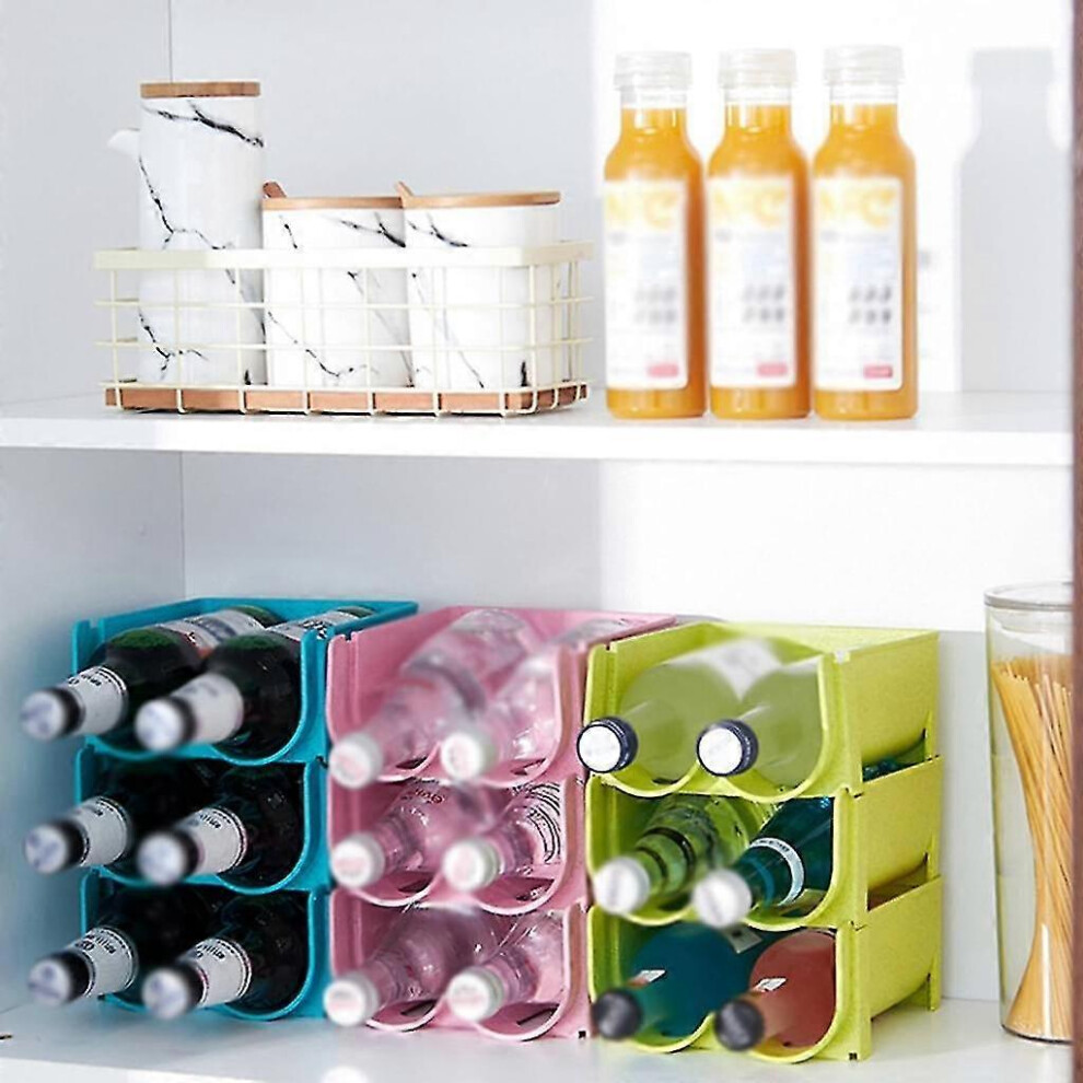 (As Show, One Size) Wine Rack, Water And Wine Bottle Holder Pantries And Fridges Storage 5063595952333