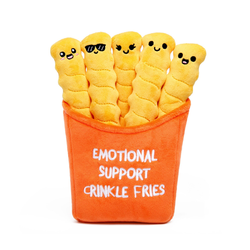 Photos - Other Toys WHAT DO YOU MEME? Emotional Support Crinkle Fries - Plush Fries by Emo ESCF541