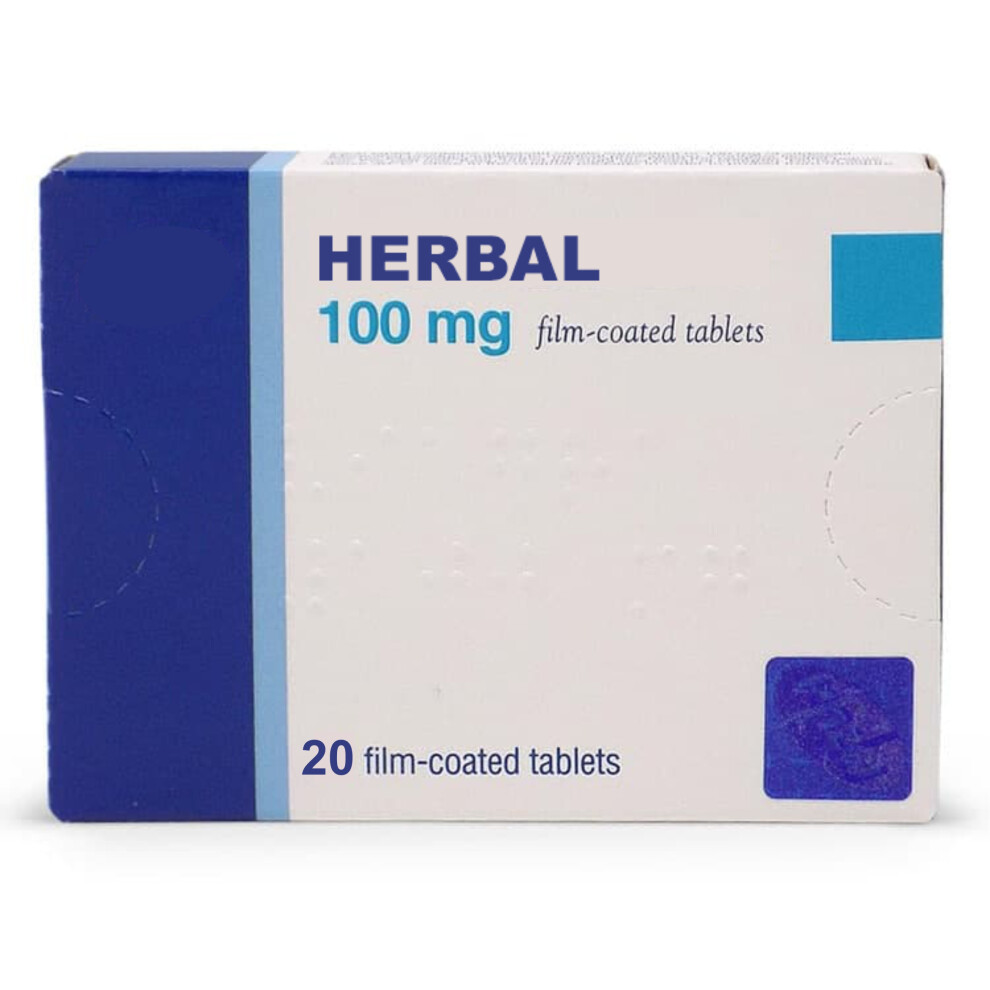 20x100 mg Blue Tablets Men Sex Pills Sexual Potency Erection Libido