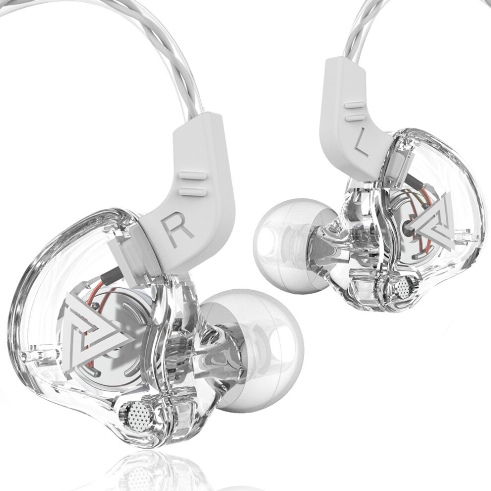 (Transparent) Sports Earphones In Ear Wired Control With Microphone, Heavy Bass Phone Earphones 6942424339004