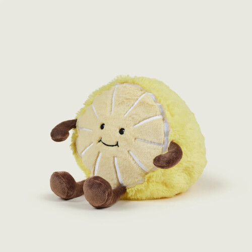Cozy Plush Sliced Lemon Microwavable Toy