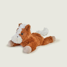Cozy Plush Laying Horse Microwavable Toy