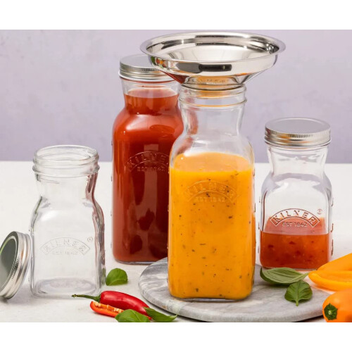 Kilner Γυάλινες Φιάλες Juice και Sauce Kilner 1 Λίτρου 1