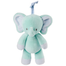 Gund Baby Safari Friends Elefant, zum Herunterziehen, musikalisches Pl schspielzeug, reisefreundlich, sensorisches Spielzeug mit Kinderwagenschl