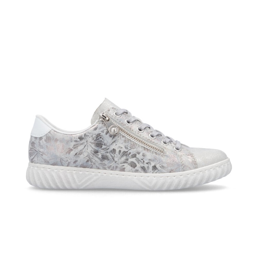 (6.5 (Adults')) N0900-90 | Silver Metallic | Womens Casual Trainers