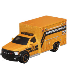 Matchbox mozg alkatrszek 70 ves specilis kiads frccsnttt jrmu - HMV12 ~ 2019 Ram Ambulance ihlette ~ 5/5 narancssrga s fekete