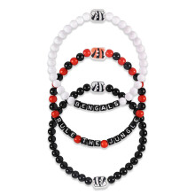 Balenie 3 bielych kor   lok priatelstva FOCO Cincinnati Bengals NFL