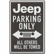 Πινακίδα Πάρκινγκ Jeep - Vintage Πινακίδα για Γκαράζ, Κατάστημα ή Man Cave