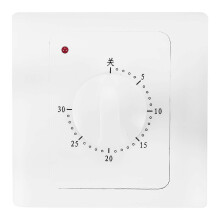 (As show, One size) Ac 220v 10a 30min Countdown Timer Switch Electric Digital Time Plug Control Switch Timer Socket Kno