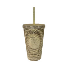 Starbucks Gold Studded Tumbler 2022 Fall Winter Holiday Bling (16 oz - Grande)