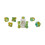 Roll 4 Initiativ Diffusion Poly Set - Monastic Discipline w/Class Symbols (7) 2