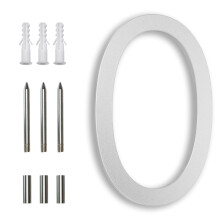 Numere de 8 inch adrese pentru casa numere moderne de casa moderna mare argint exterior stradala metalica numere plutitoare pentru casa pentru mo