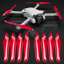 Master Airscrew Stealth Propellers for DJI Mini 3 Pro & Mini 4 Pro - Red 4 propellers in Set