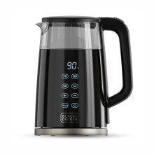 Waterkoker - BLACK+DECKER - Zwart Glas - 1,7L - 2200W - 360 Basis