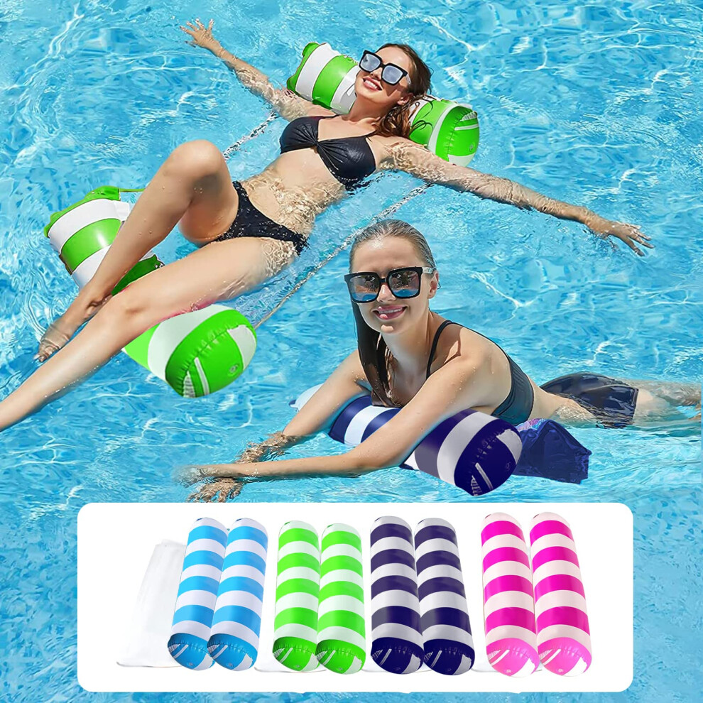 ?Lot de 4? Flotteurs de piscine gonflables Hamac Hamac d'eau Salons Accessoires de piscine polyvalents Chaise longue de selle Hamac Drifter Convient
