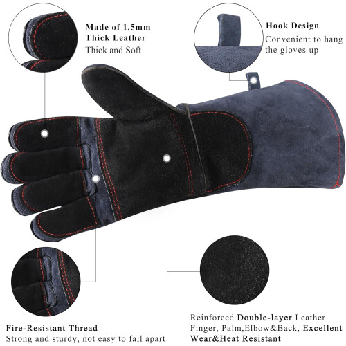 Fireplace Gloves Fire Heat Resistant 1
