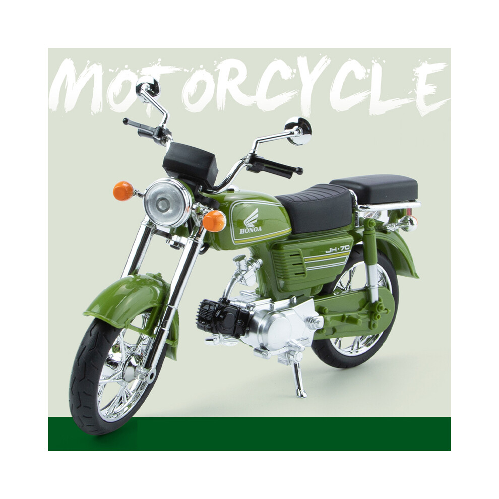 Photos - Toy Car MAXPOWER  1:10 Jawa 520 Alloy Motorcycle Classic Retro Models Diecast Metal Material Nostalgic Sound Light Children's (Jia Ling-Green)