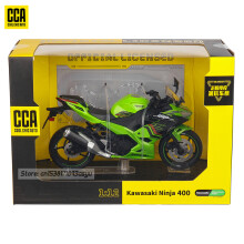 (1-12 Kawasaki 400) MSZ CCA Kawasaki Ninja 400 Classic Motorcycle Model Alloy Car Model Toy Car Casting Collection Toy Gift Christmas