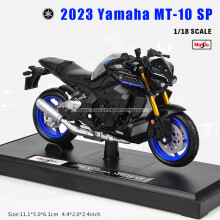 (2023 Yamaha MT10 SP) Maisto 2023 Yamaha MT10 SP 2018 FJR 1300 YZF-R1 2021 star original authorized simulation alloy motorcycle model
