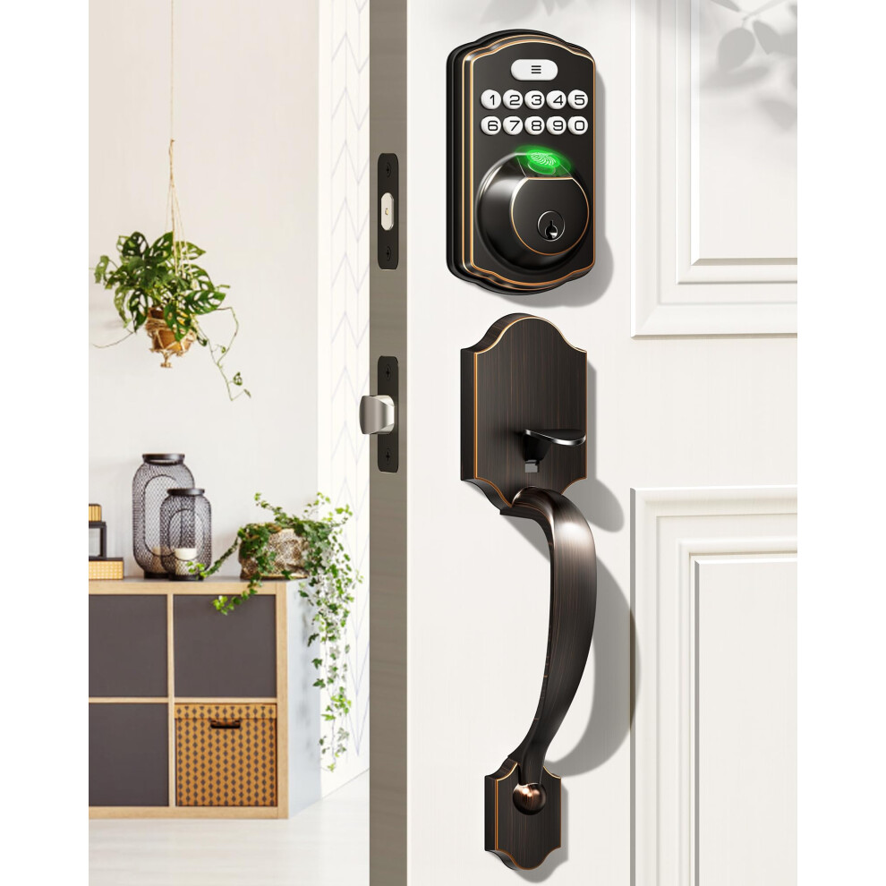 Veise Fingerprint Door Lock Set Keyless Entry Door Lock Front Door H 6975331680099