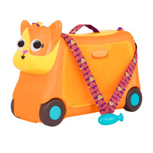 B. toys- Gogo Ride-On - Lolo- - Ride-On Cat Suitcase - Kids Luggage - Storage Space for Travel - 2 Years +