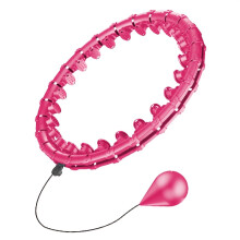 (Pink) The Smart Fitness Circle That Won'T Fall Off Is a Detachable Abdominal Trainer for Women