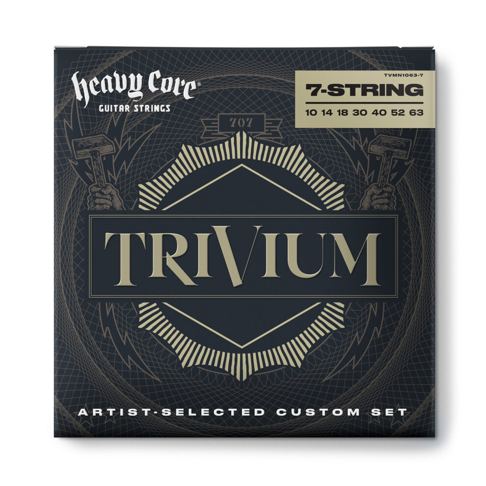 Dunlop Jim Heavy Core Trivium Guitar Strings 10/63-7/Set