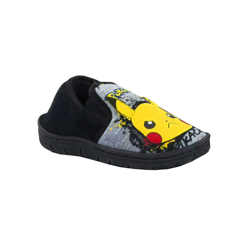 Pokemon Childrens/Kids Pikachu Graffiti Slippers