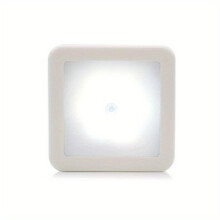 (White Light) LED Night Light Motion Sensor Light Intelligent PIR for Bathroom Bedside Corridor Aisle Toilet Staircase Cabinet Lighting